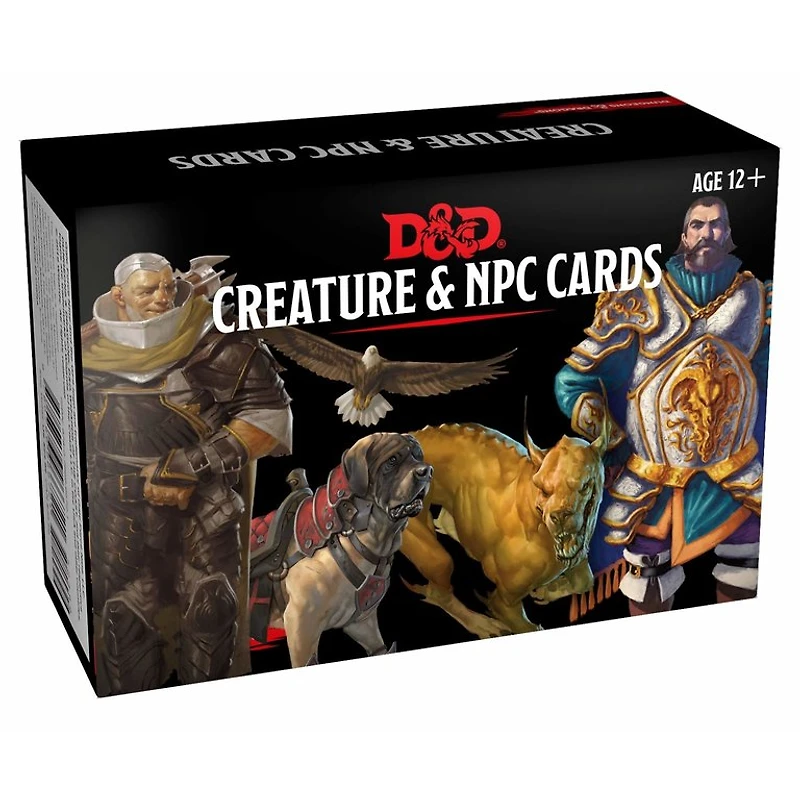 Dungeons & Dragons 5th edition - Creature & NPC Cards (Anglais)
