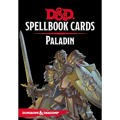 Dungeons & Dragons 5th edition -  Spellbook Cards - Paladin (French)