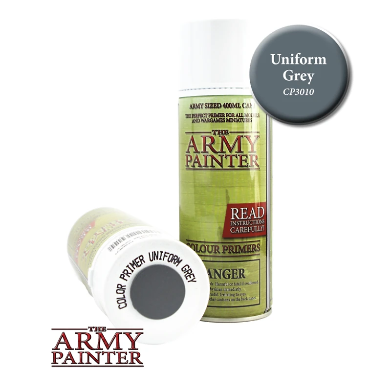 Army Painter (AP) Colour Primer (Spray can) - Uniform Grey