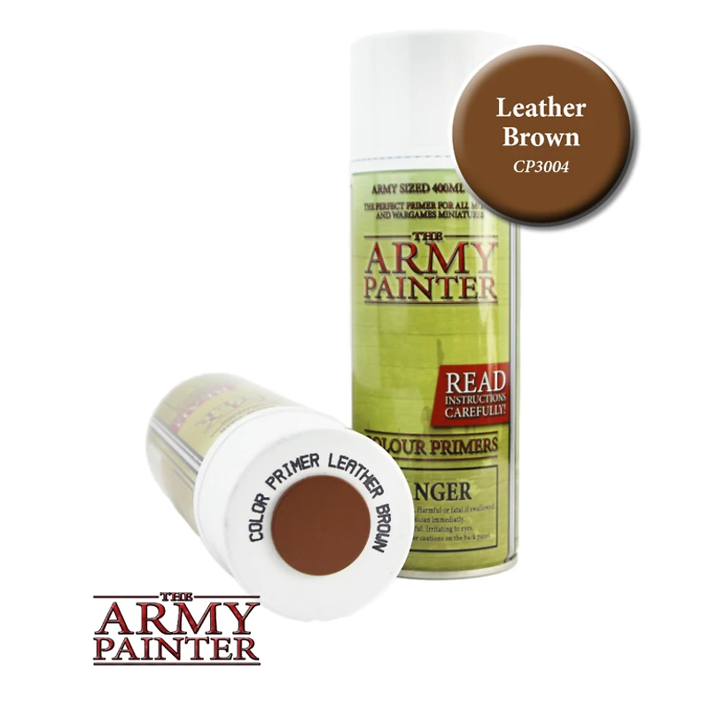 Army Painter (AP) Colour Primer (Spray can) - Leather Brown