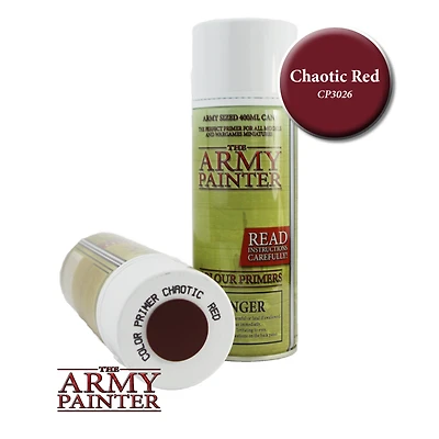 Army Painter (AP) Colour Primer (Spray can) - Chaotic Red