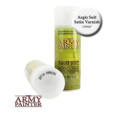 Army Painter (AP) Colour Primer (Spray can) - Aegis Suit Satin Varnish