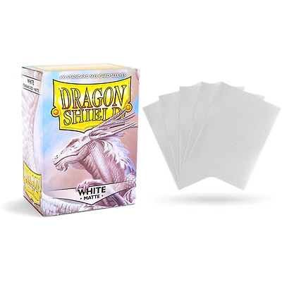 Dragon Shield (DS) Box of 100 in Matte White