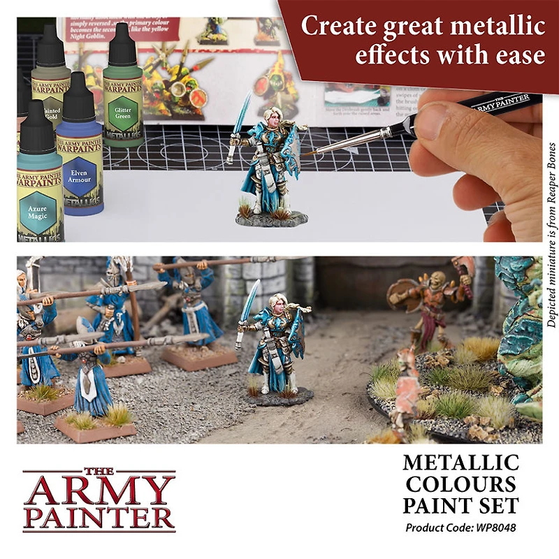 Army Painter (AP) Metallics Colours Paint Set