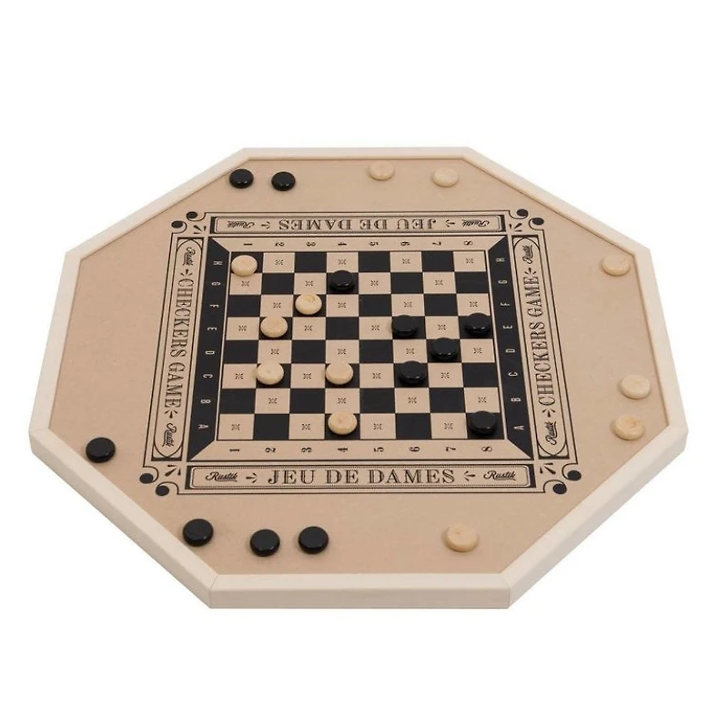 Jeu de Croquignole / Échecs / Dames - 3 en 1 (Multilingue)