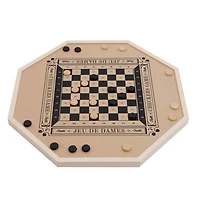 Jeu de Croquignole / Échecs / Dames - 3 en 1 (Multilingue)