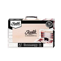 Backgammon - Valise en bois (Multilingue)