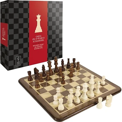 Jeu d'échecs en bois - Deluxe (Multilingue)