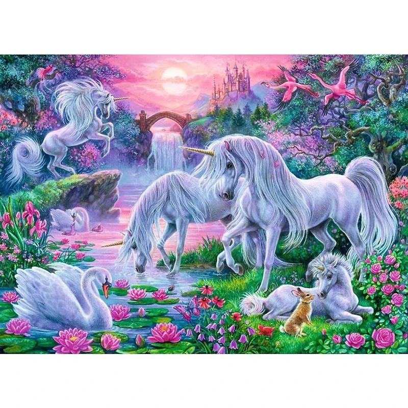 Ravensburger Licornes au coucher de soleil  -  150 pièces  XXL
