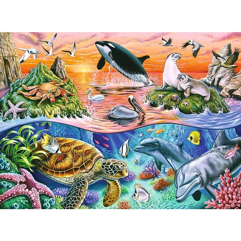 Ravensburger Océan coloré - 100 pièces XXL