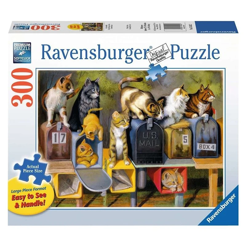 Ravensburger Courrier Reçu de Chat - 300 pièces Large