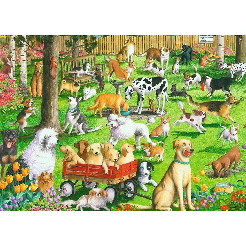 Ravensburger Au parc à chiens - 500 pièces Large