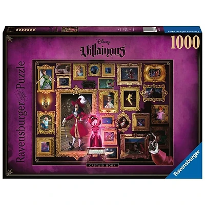 Ravensburger Disney Villainous - Capitaine Crochet - 1000 pièces