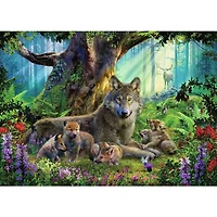 Ravensburger Famille de loups dans la forêt - 1000 pièces