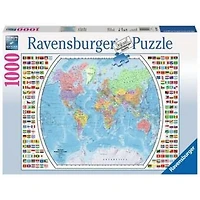 Ravensburger Carte du monde politique - 1000 pièces