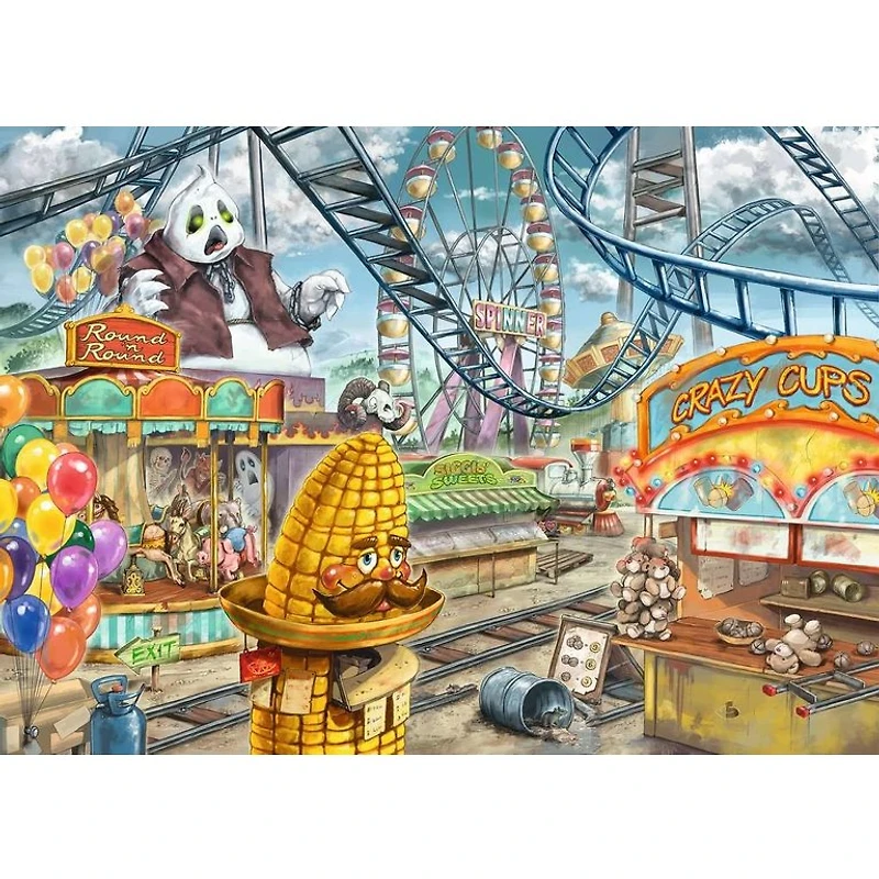 Ravensburger Le parc d'attractions - Escape Puzzle Kids - 368 pièces