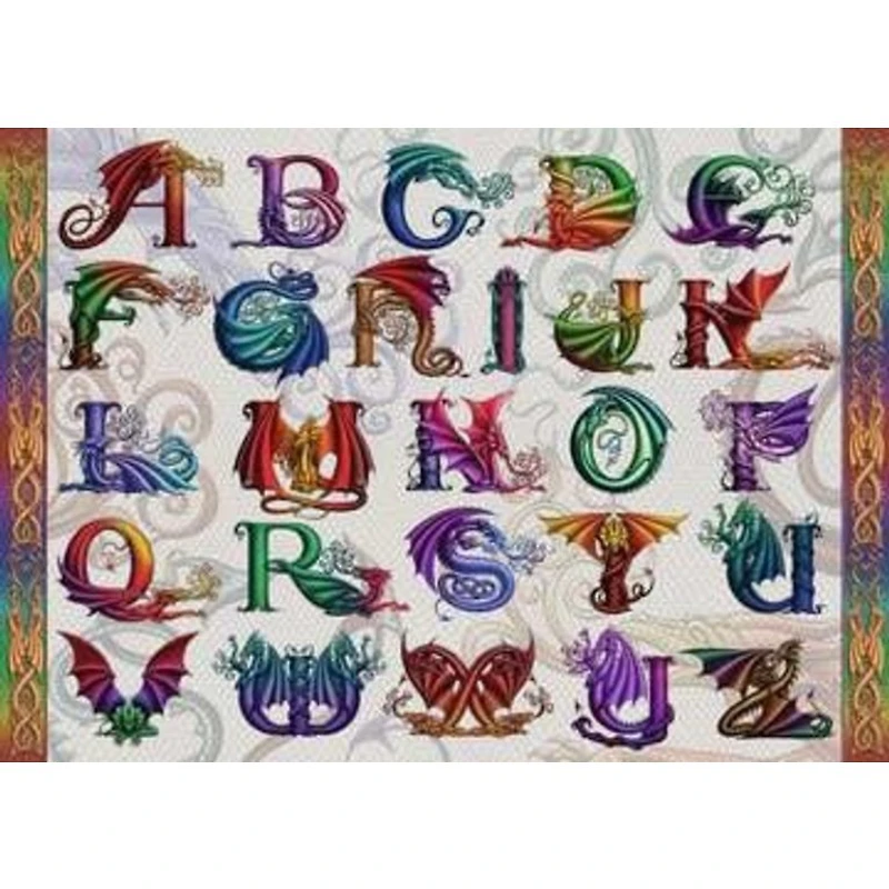 Ravensburger L'alphabet du dragon - 1000 pièces