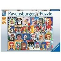 Ravensburger Visages en Alphabet - 500 pièces