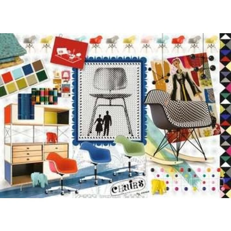 Ravensburger Eames Design Spectrum - 1000 pièces*