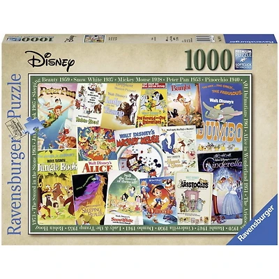 Ravensburger Posters Vintage Disney - 1000 pièces