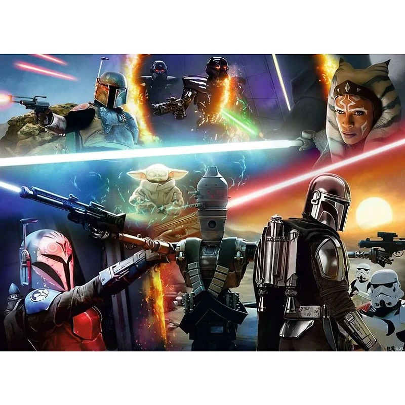 Ravensburger Le Mandalorian - Feux croisés - 300 pièces XXL