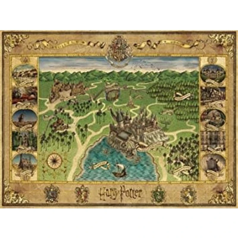 Ravensburger Harry Potter - La carte de Poudlard - 1500 pièces