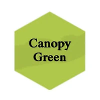 Army Painter (AP) colour triad - canopy green