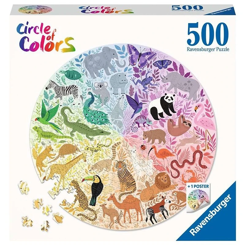 Ravensburger Circle of Colors - Animaux - 500 pièces