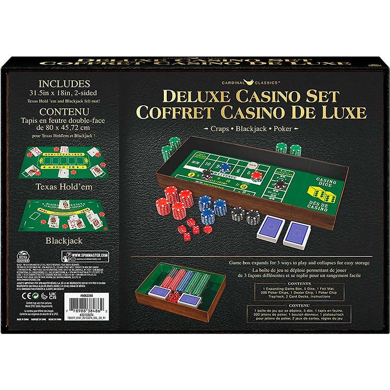 Coffret Casino deluxe (Multilingue)
