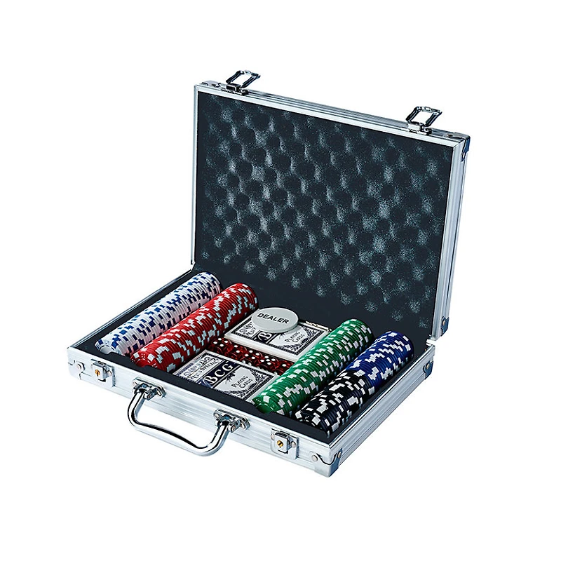 Jeu de poker en malette