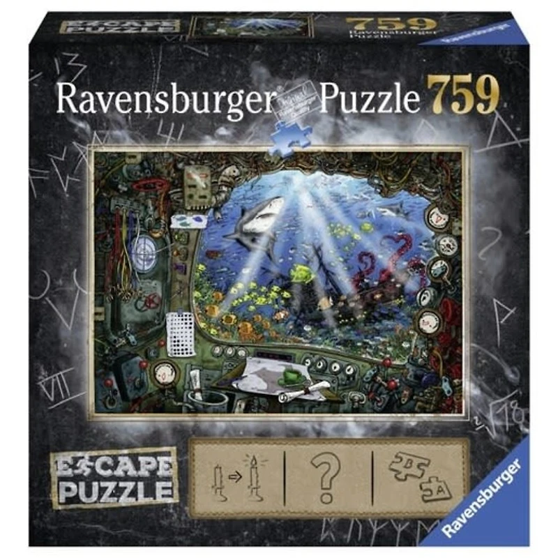Ravensburger Escape Puzzle - Dans le sous-marin - 759 pièces