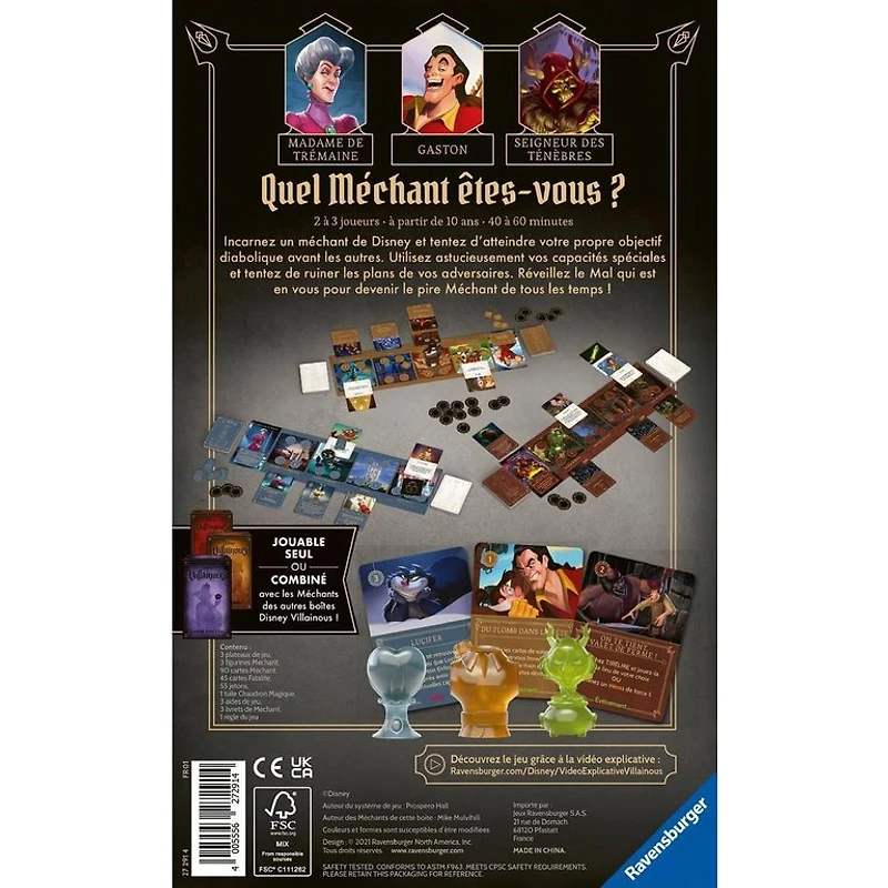 Disney Villainous - Monstrueusement Malsains (Francais)