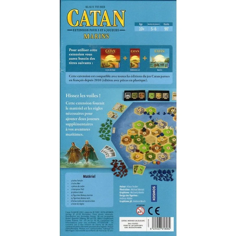 Catan - Marin 5-6 Joueurs (Francais)