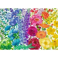 Arc-en-ciel floral - 300 pièces Large