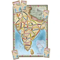 Ticket to Ride - Map #2 - India/Switzerland (Multilingue)