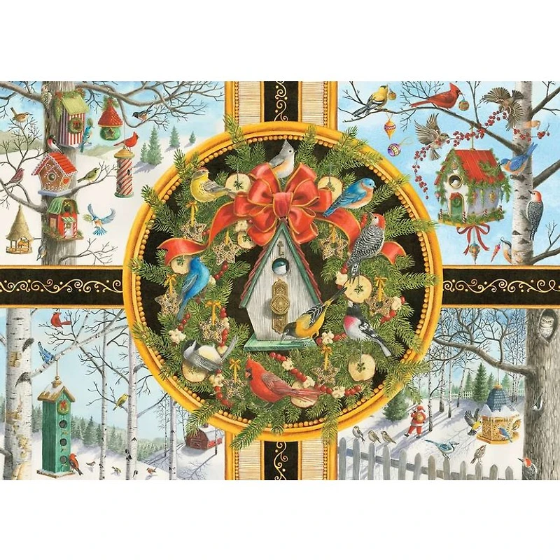 Ravensburger Les oiseaux de Noel - 500 pièces Large
