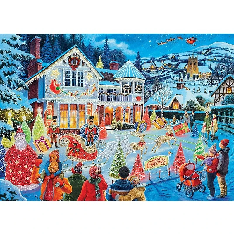 Ravensburger Le village de Noel - 1000 pièces