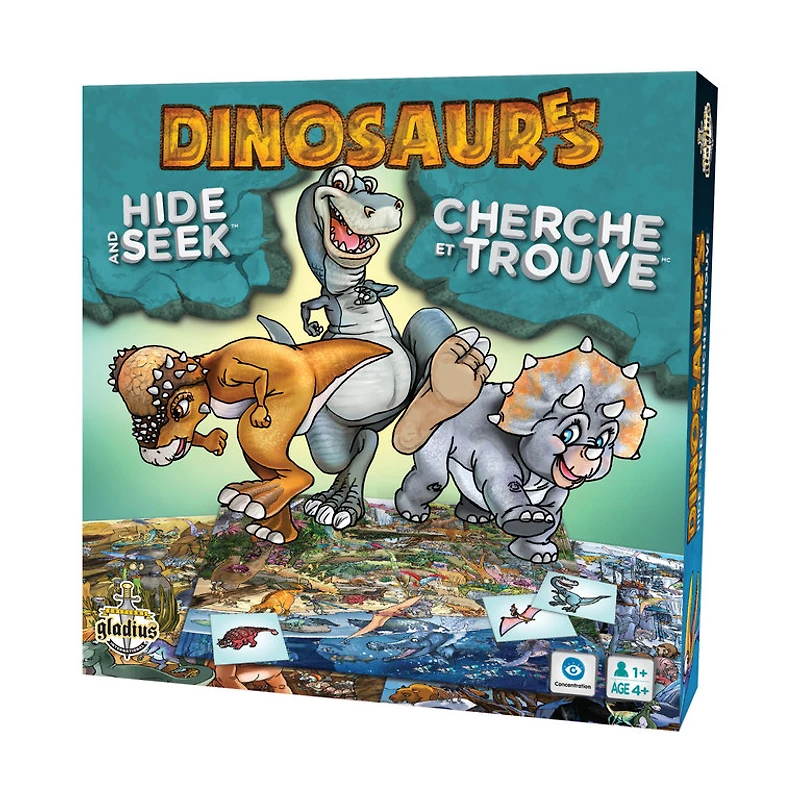 Cherche & Trouve - Dinosaures (Multilingue)
