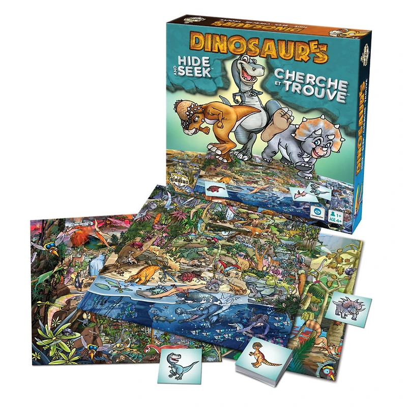 Cherche & Trouve - Dinosaures (Multilingual)