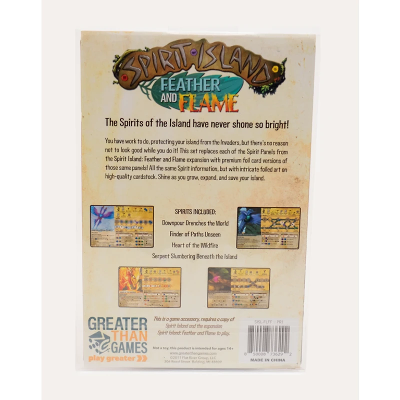 Spirit Island - Feather and Flame Expansion Foil Pannels (Anglais)