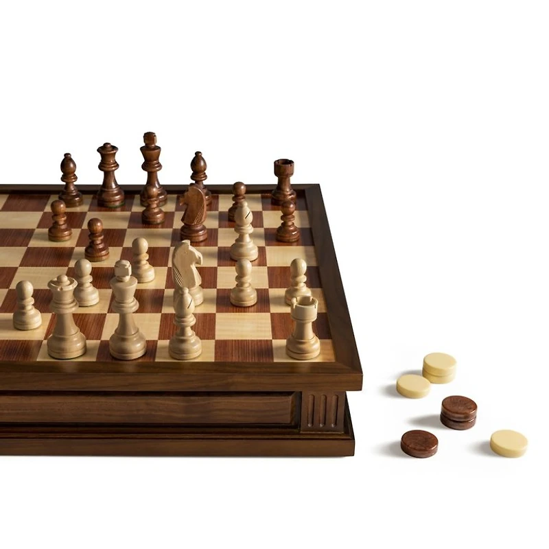 Chess - 7 in 1 set Heirloom (Anglais)