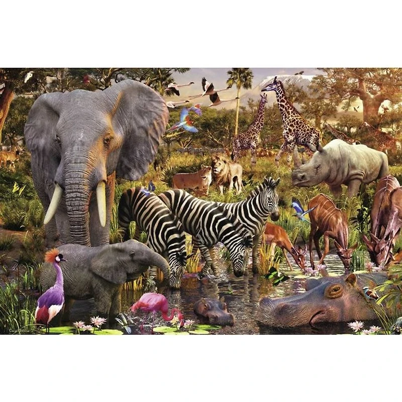 Ravensburger Animaux du continent africain - 3000 pièces