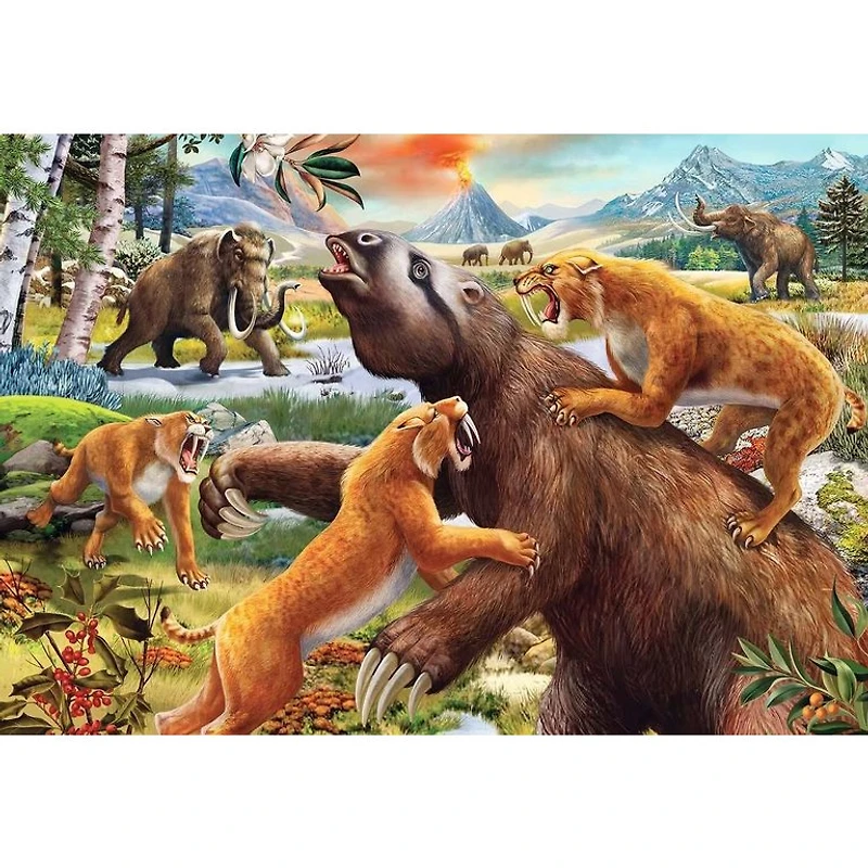 Ravensburger Mammouths et dinosaures - 2x24 pièces