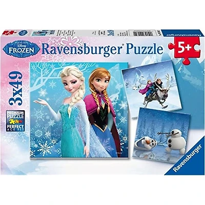 Ravensburger Disney - Aventures au pays des neiges - 2x49 pièces