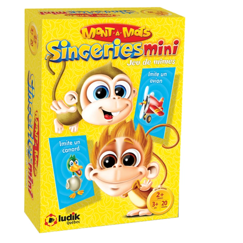 Mont-à-mots Singeries - Mini (Francais)