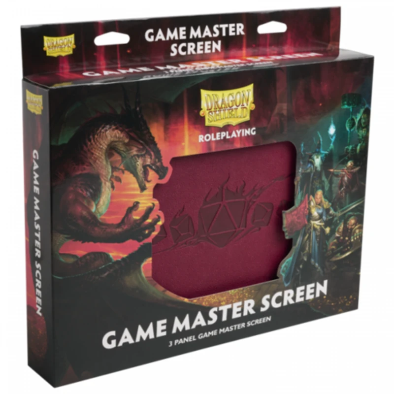 (Dragon Shield) Game Master Screen - Blood Red