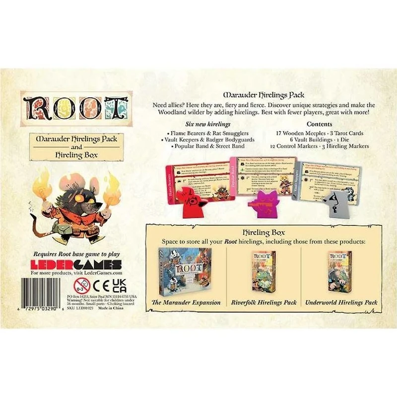 Root: Marauder Hirelings Pack and Hireling Box (Anglais)
