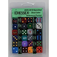 Chessex 26 dés 6 - Picotés - 16mm