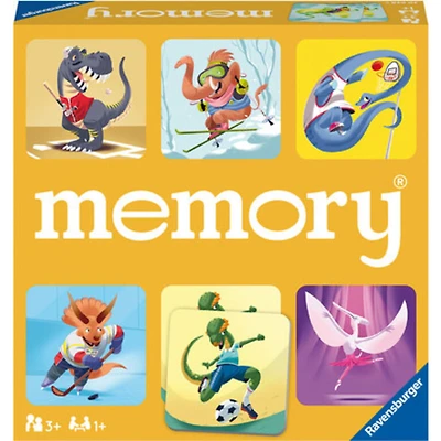 Memory - Dinosaures Sportifs (Multilingual)