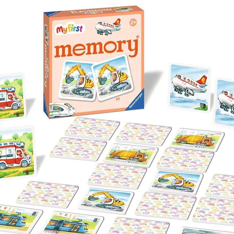 Mon premier Memory - Vehicules (Multilingual)
